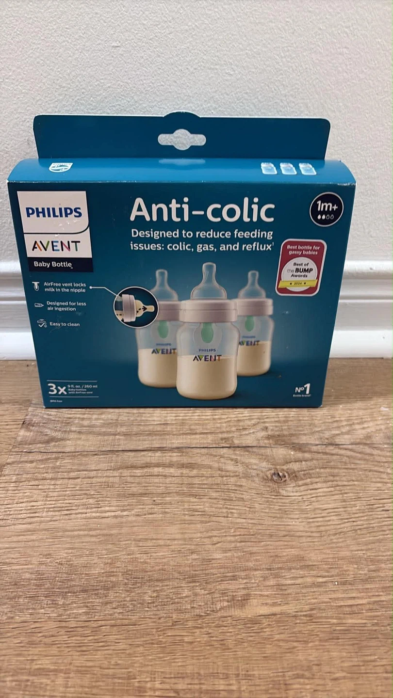 Brand New Philips Avent Anti-colic Baby Bottles 3-pack