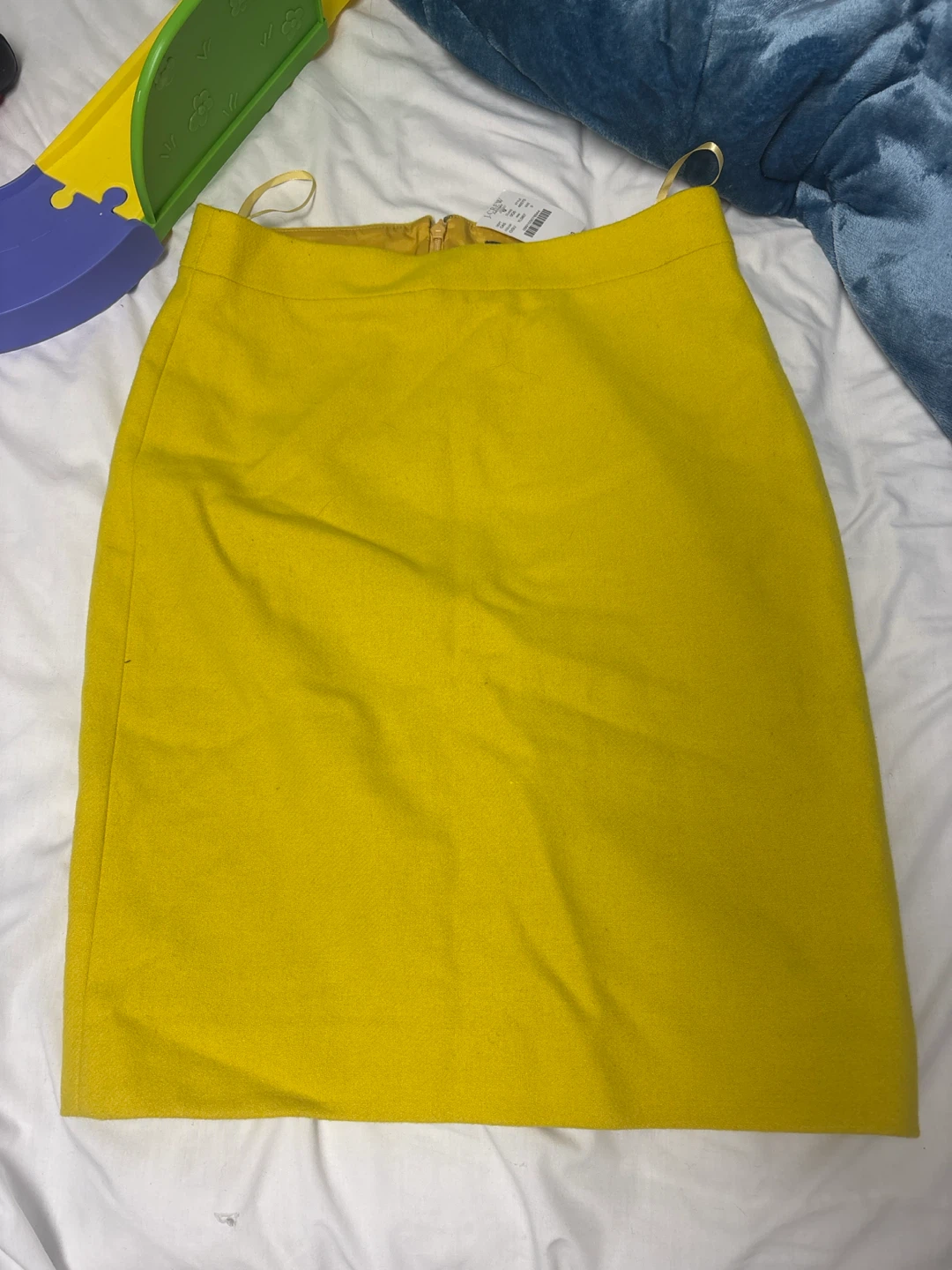 J.Crew Factory Yellow Pencil Skirt Size 0