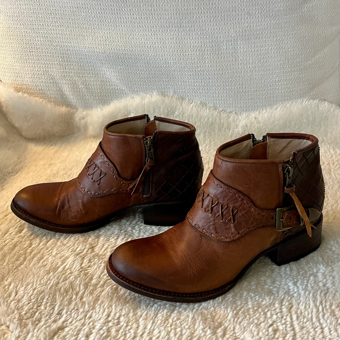Freebird by Steven Grand Leather Ankle Boots, Size 8 - photo 3