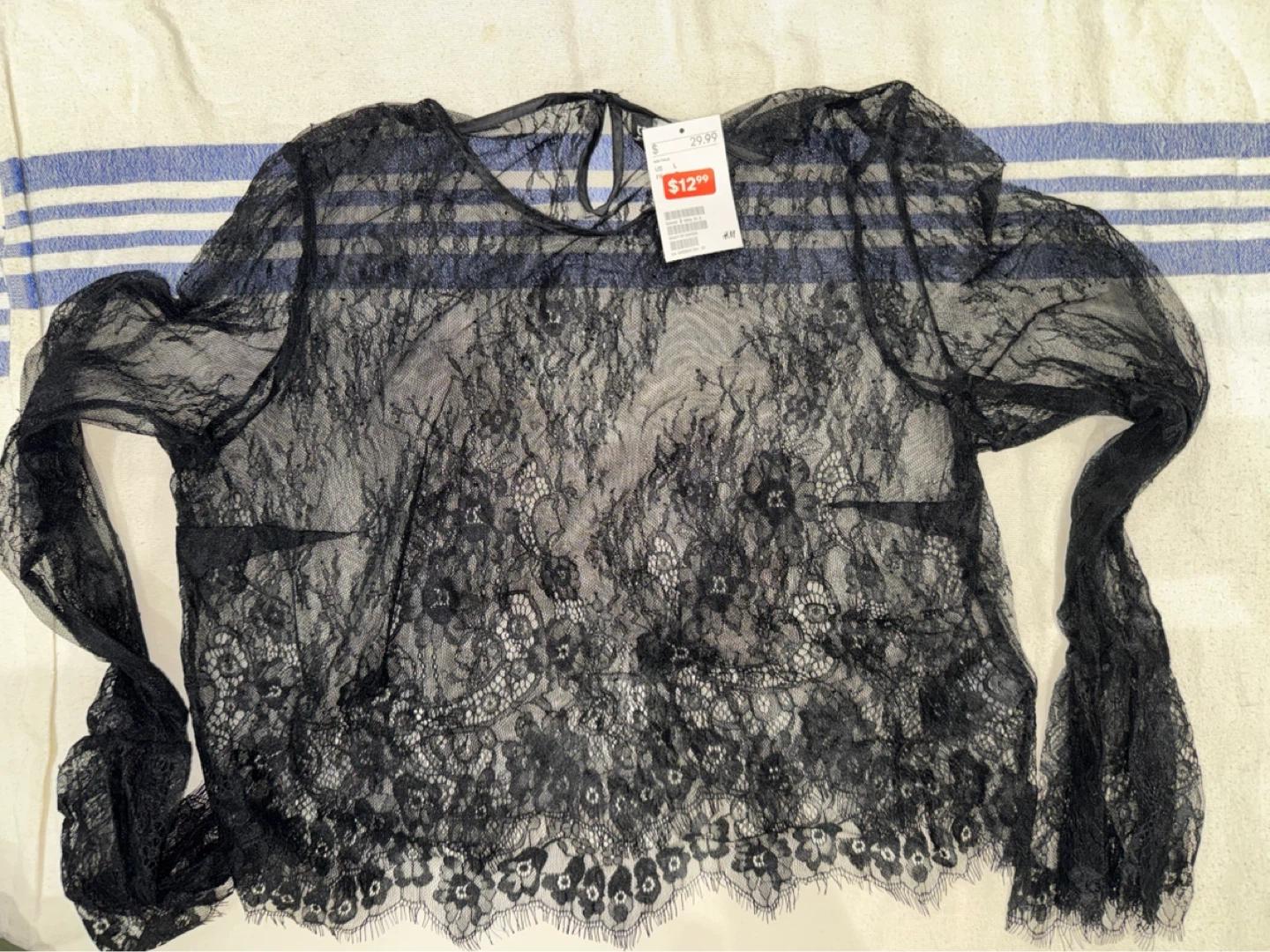 Black Lace Top