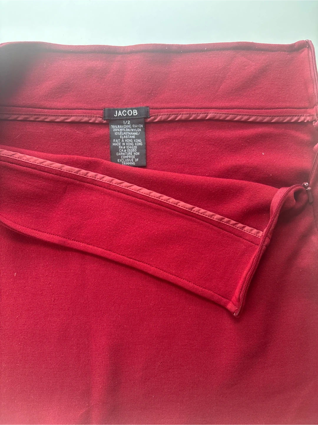 Jacob Red Mini Skirt - photo 3