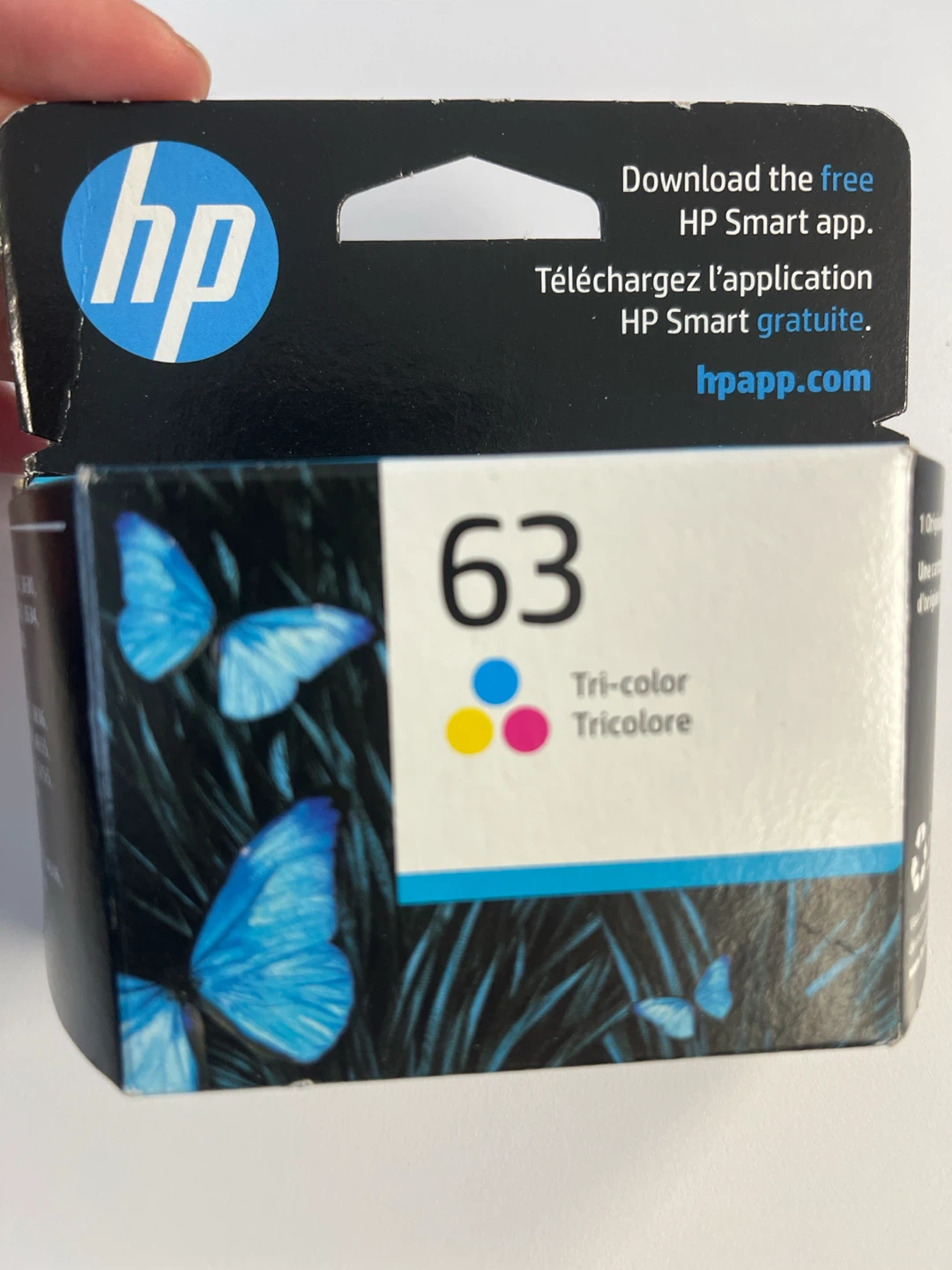 HP 63 Tri-Colour Original Ink Cartridge - photo 2