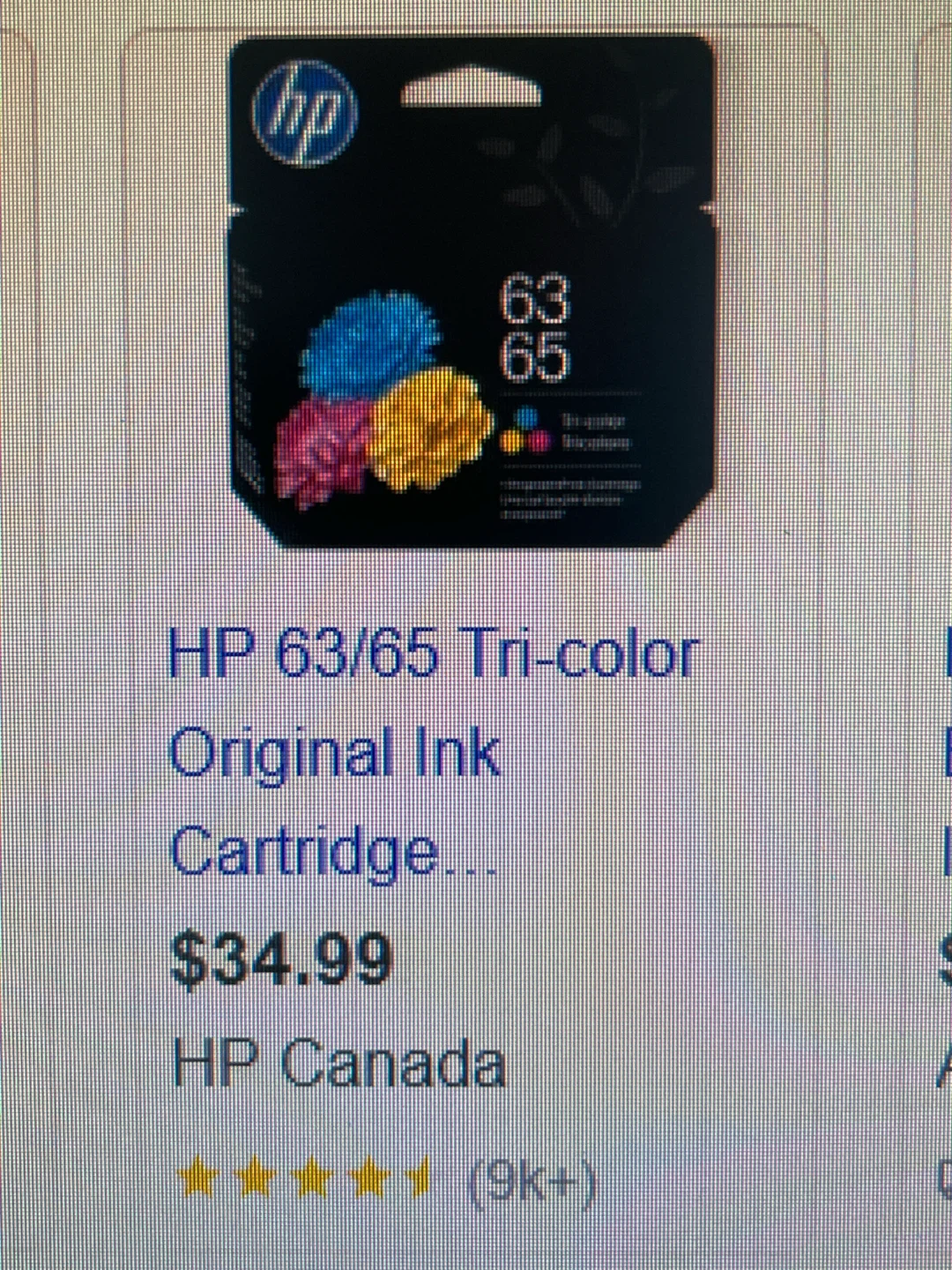 HP 962 Tri-color Ink Cartridge 3-pack