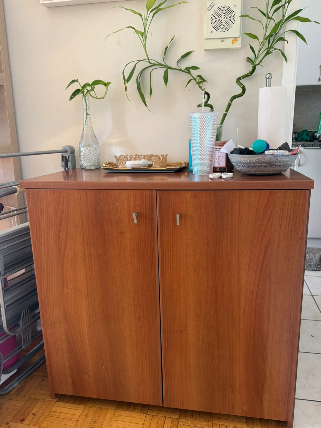 Solid Wood Storage Cabinet – Two Doors