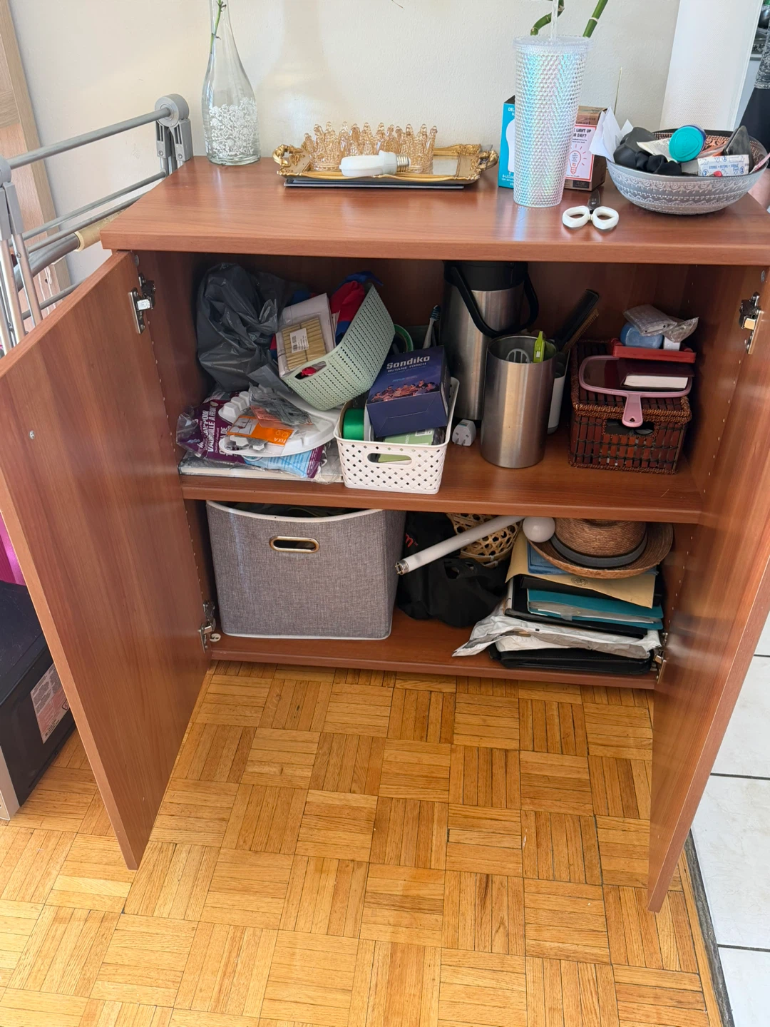 Solid Wood Storage Cabinet – Two Doors - photo 2