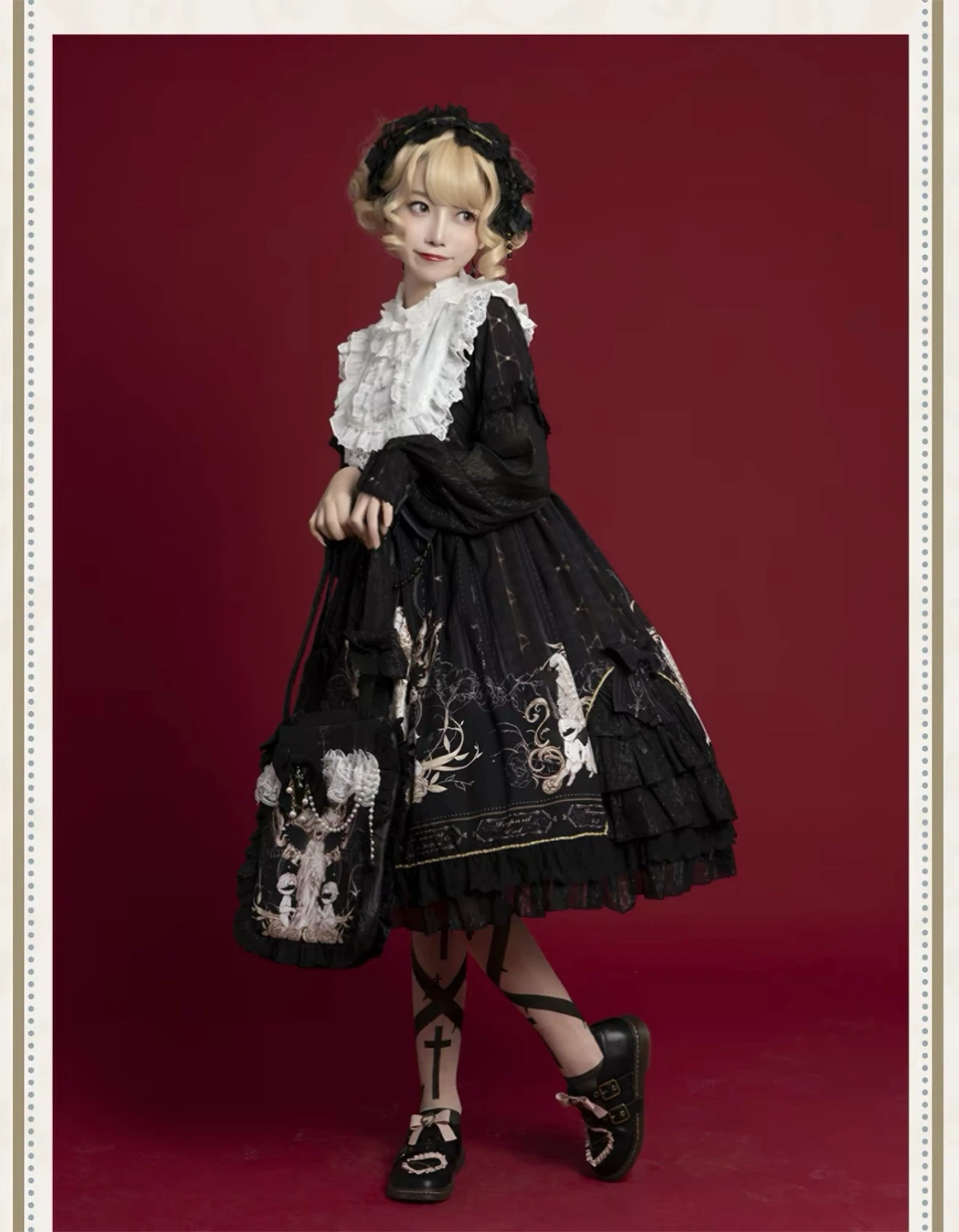 Lolita Style Black Dress