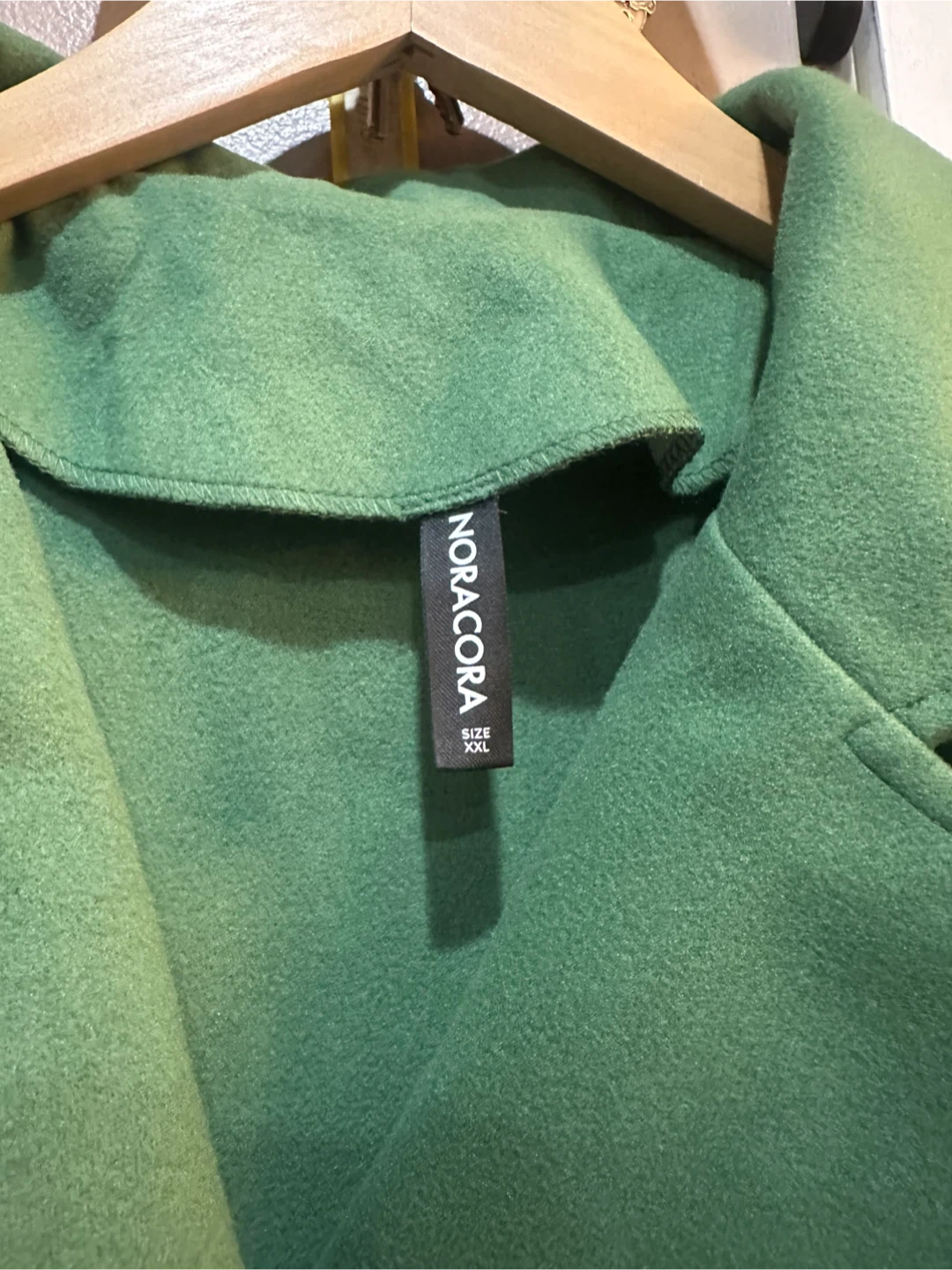 Noracora Green Double-Breasted Coat - photo 5