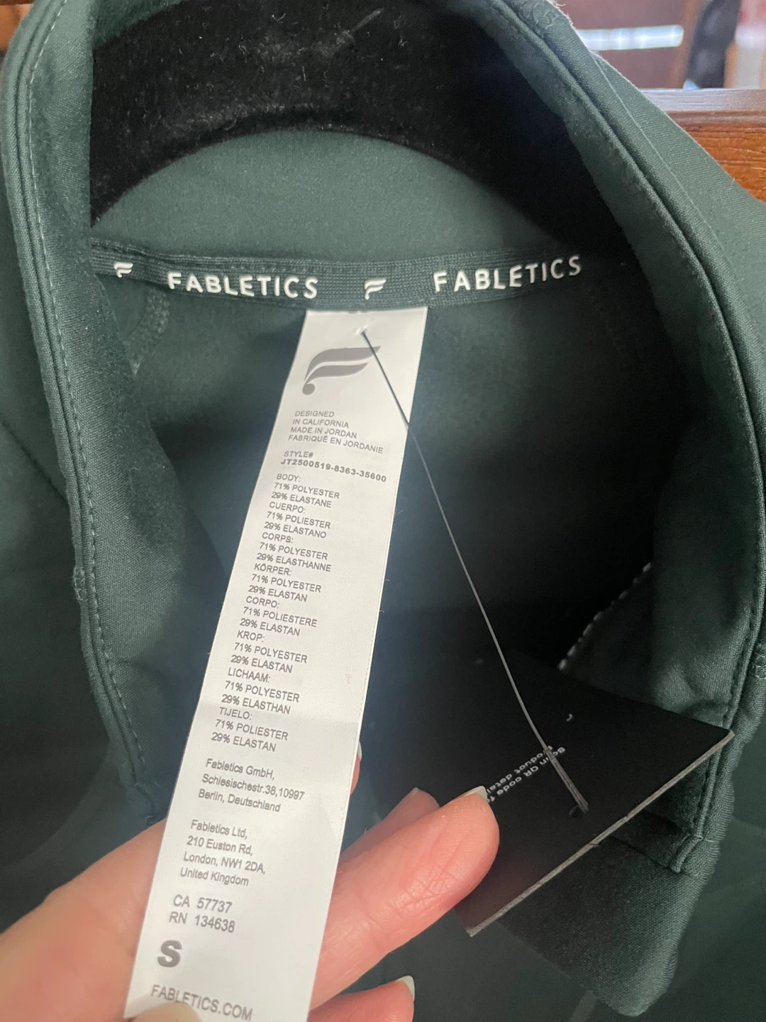 NEW! Fabletics Women's Jacket - Green - photo 2