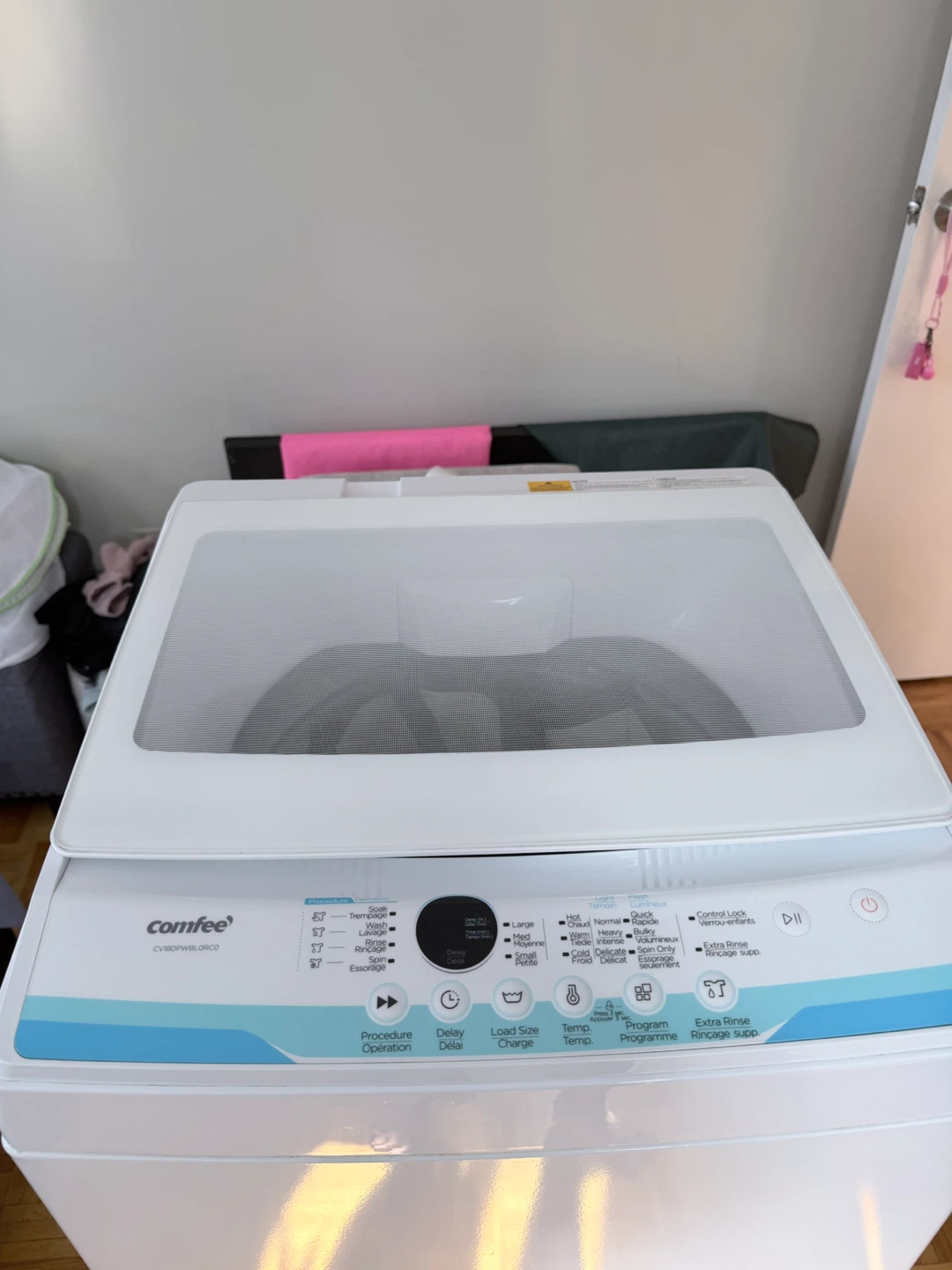 Comfee Portable Washing Machine CV18DPWBLORCO