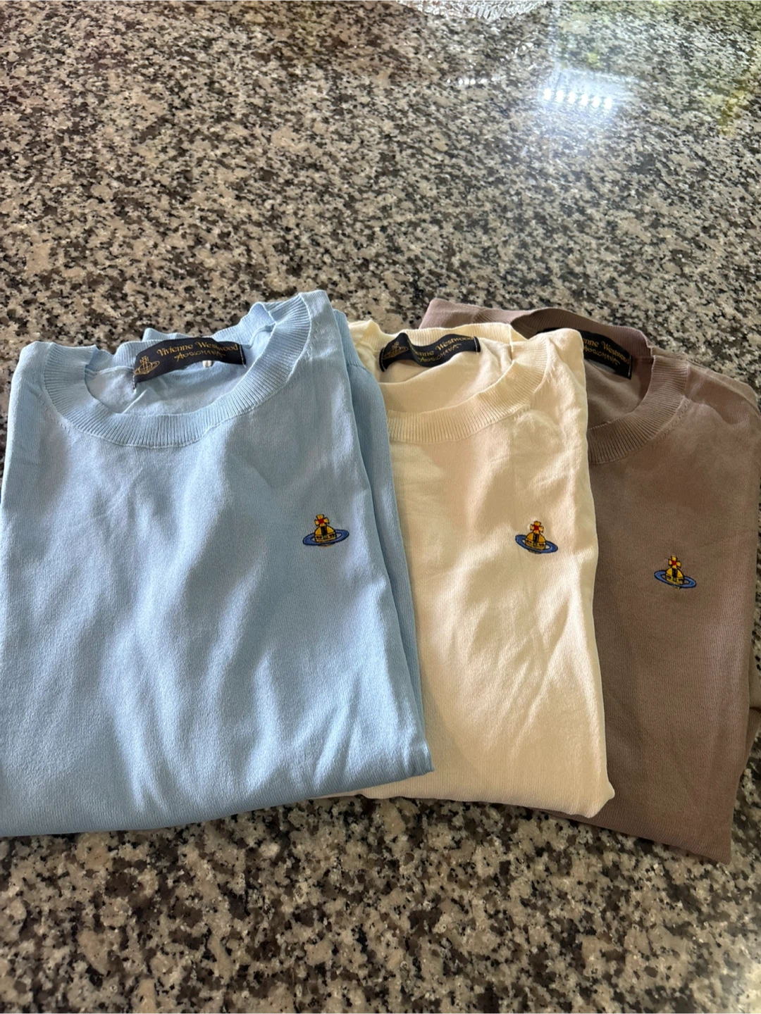 Vivienne Westwood Anglomania Short Sleeve Knit Tops