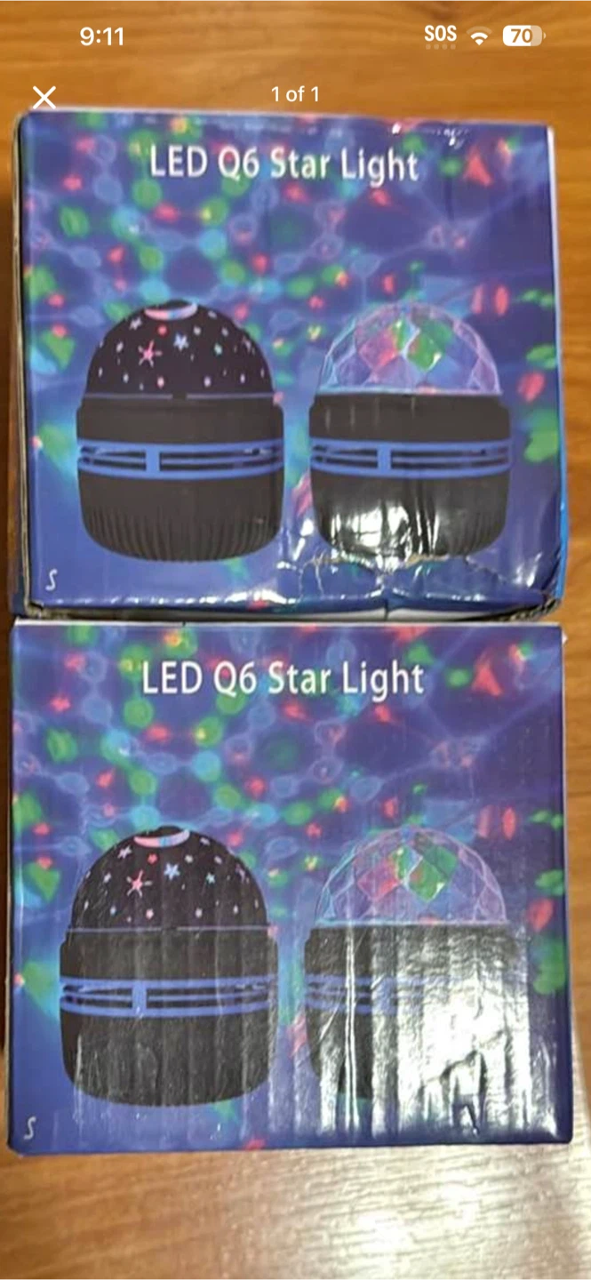 LED Q6 Star Light Projector 25 for both - photo 2