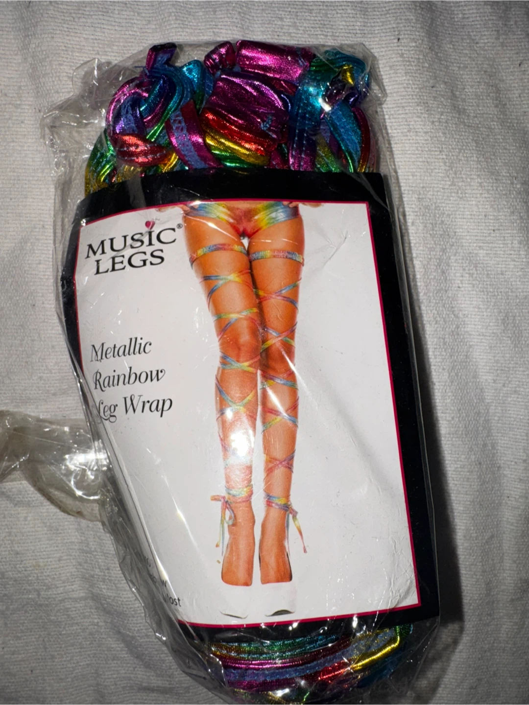 Metallic Rainbow Leg Wrap