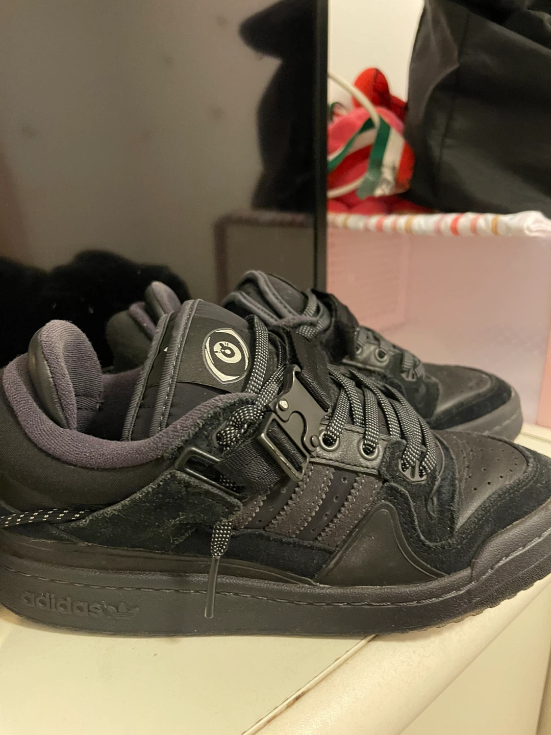 Adidas Bad Bunny Forum Buckle Low Triple Black