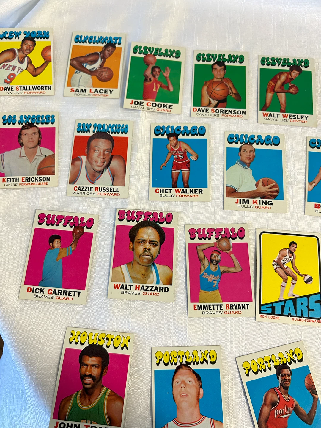 Collection of Vintage 1970s NBA Basketball Cards - photo 2