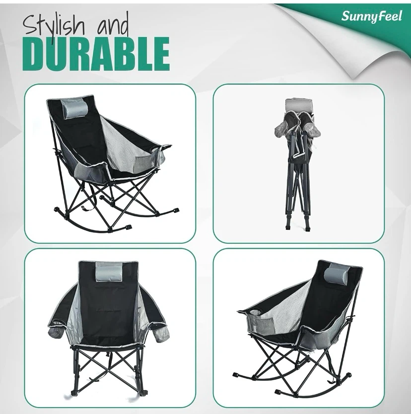 New Sunnyfeel Oversized Camping Rocking Chair - photo 4