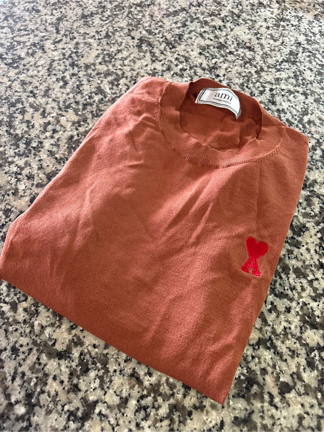 Ami Paris Crewneck Knit T-Shirt - photo 2