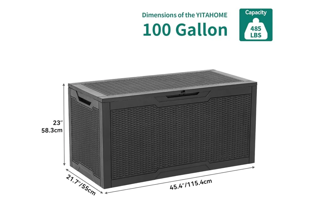 100 Gallon Outdoor Storage Deck Box - photo 2