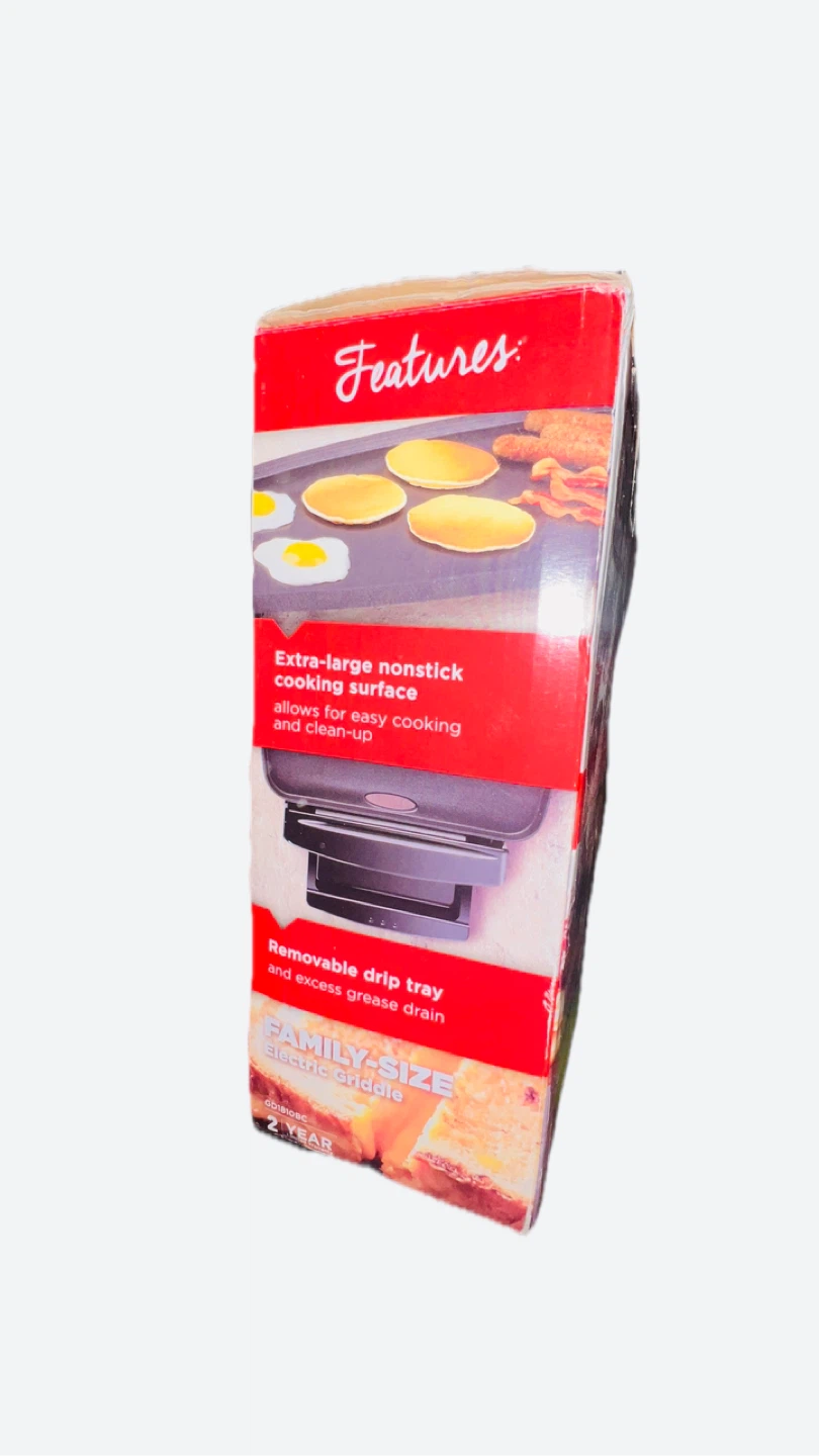 Black+Decker Family-Size Electric Griddle