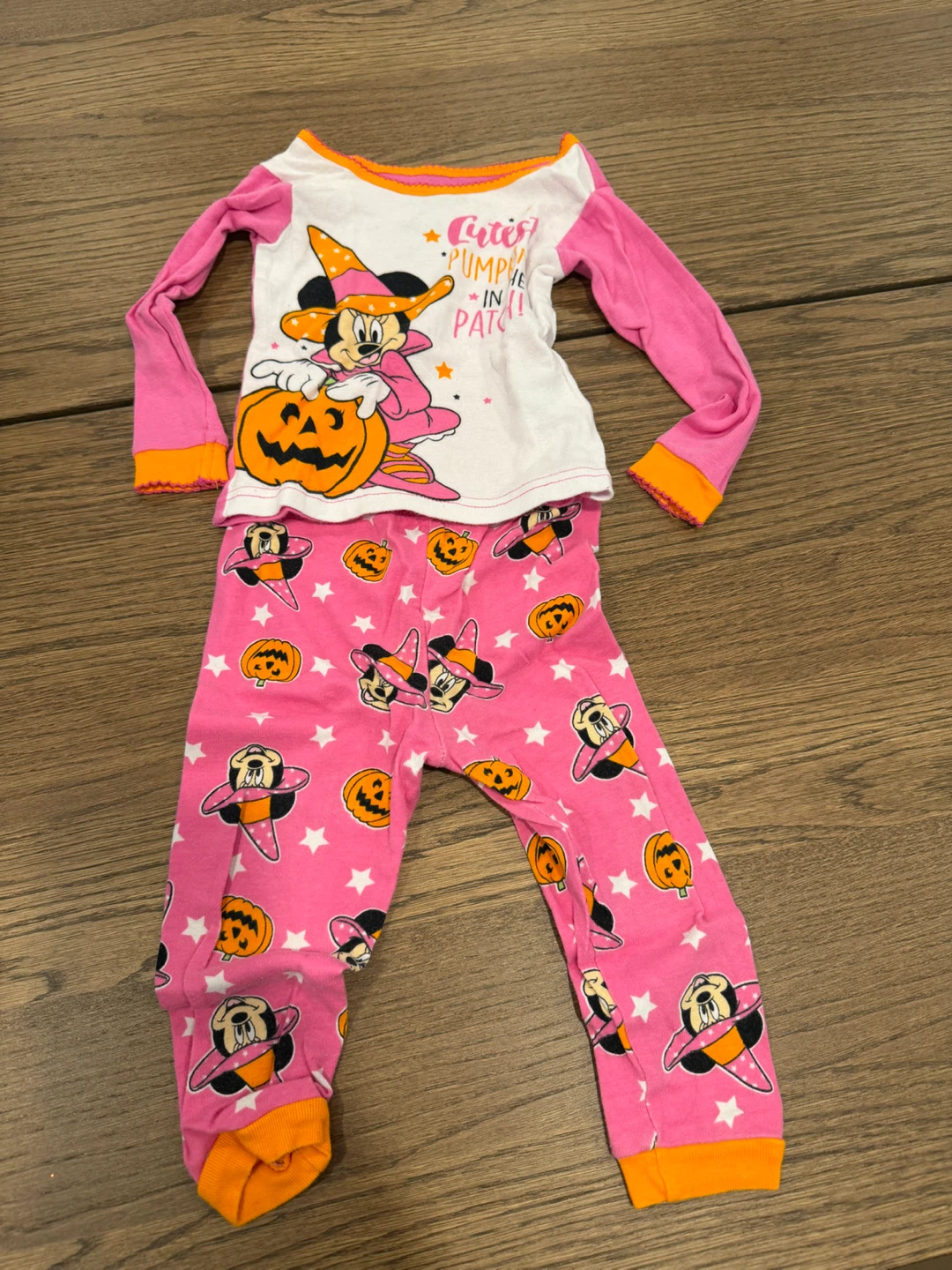 Disney Minnie Mouse Halloween Pajama Set 2T