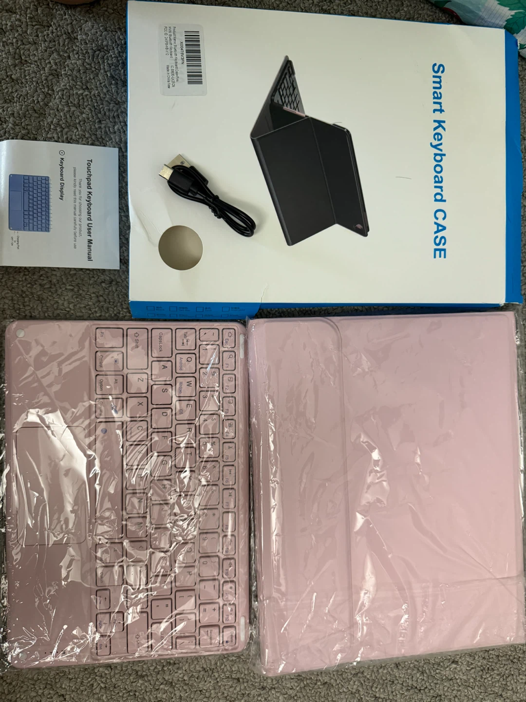 Pink Smart Keyboard Case for Tablet - photo 4
