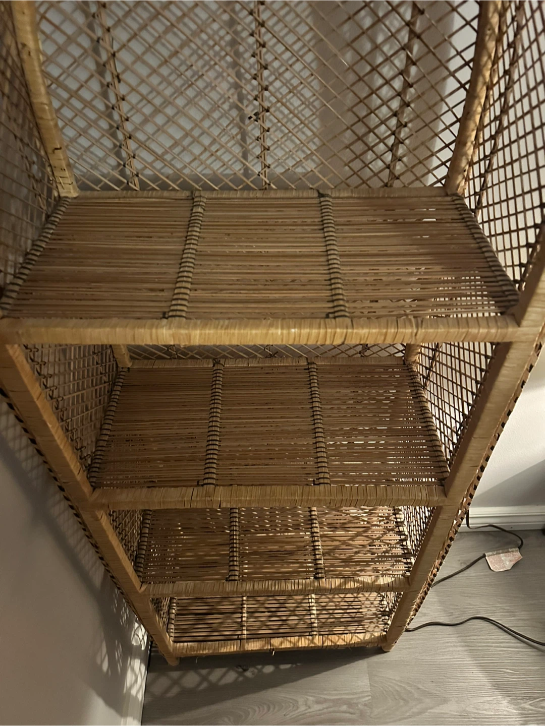 Wicker Arched Shelving Unit - photo 2
