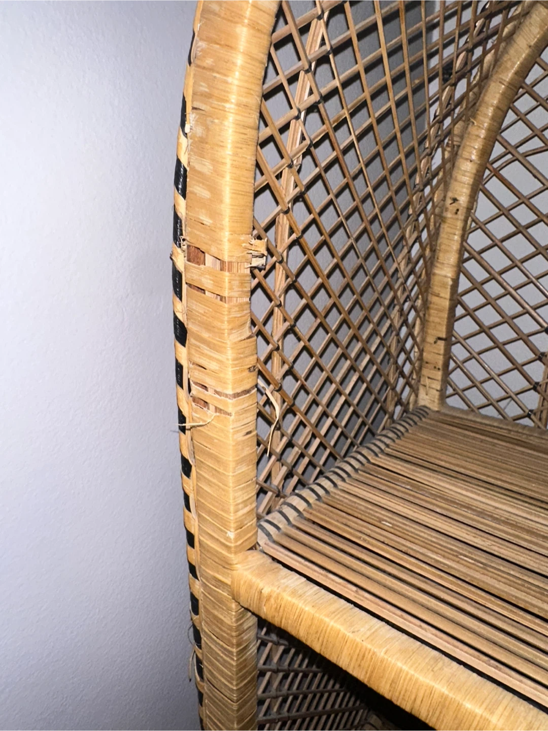 Wicker Arched Shelving Unit - photo 5