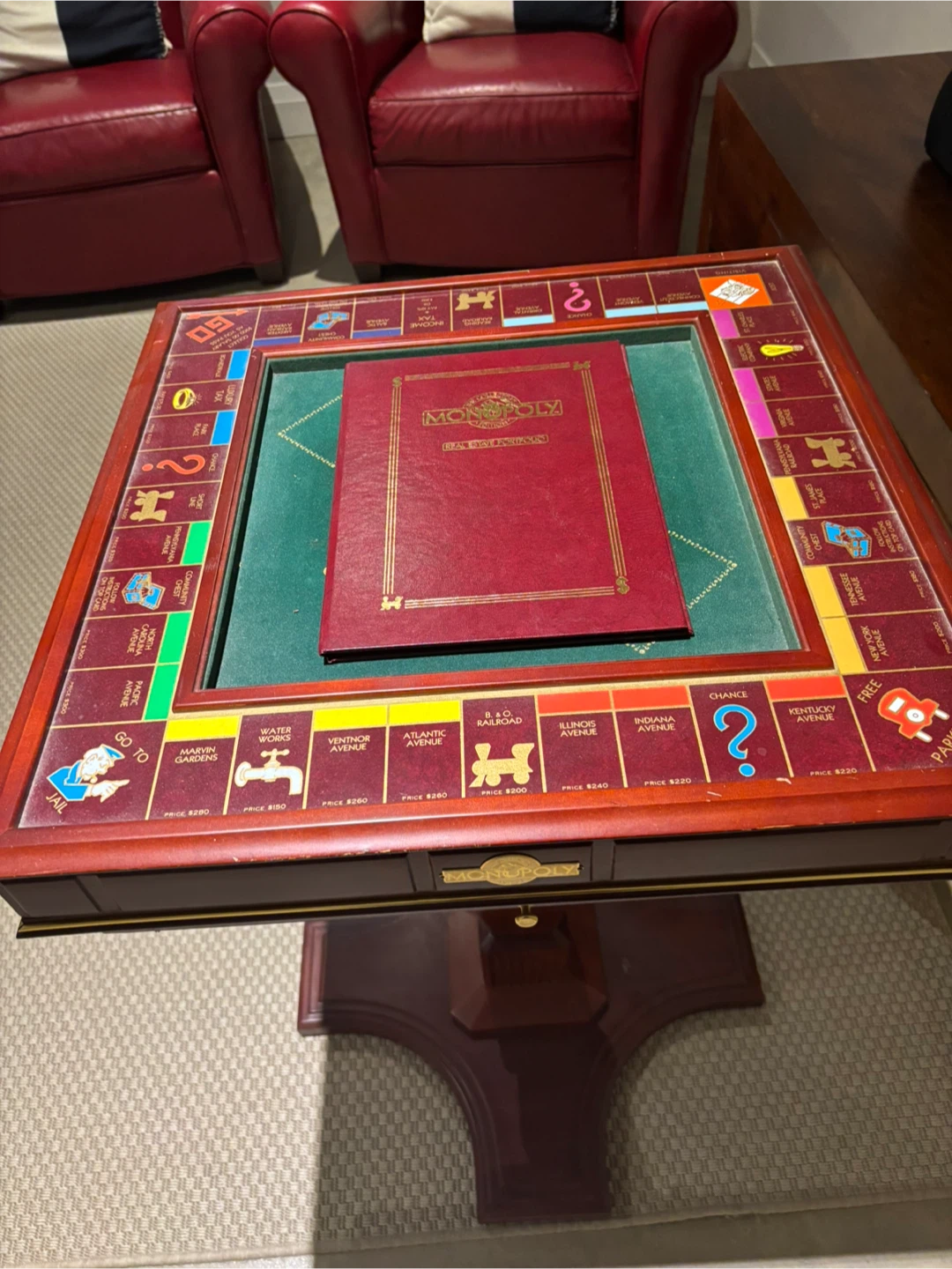 Monopoly Collector's Edition Wooden Game Table - photo 5