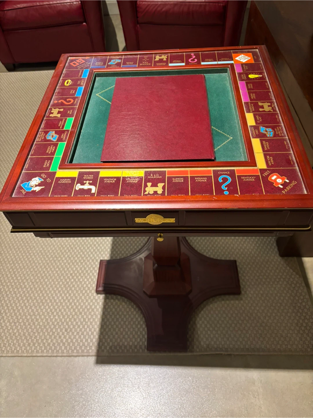 Monopoly Collector's Edition Wooden Game Table - photo 3