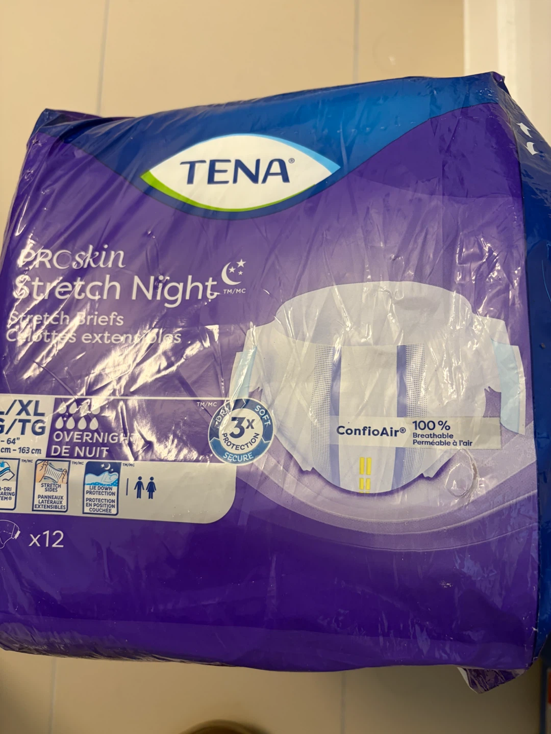TENA ProSkin Stretch Night Briefs L/XL - photo 2
