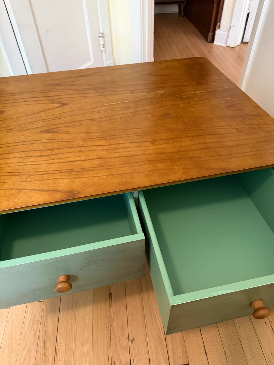 Pier 1 Two-Drawer Solid Wood Coffee Table - photo 4