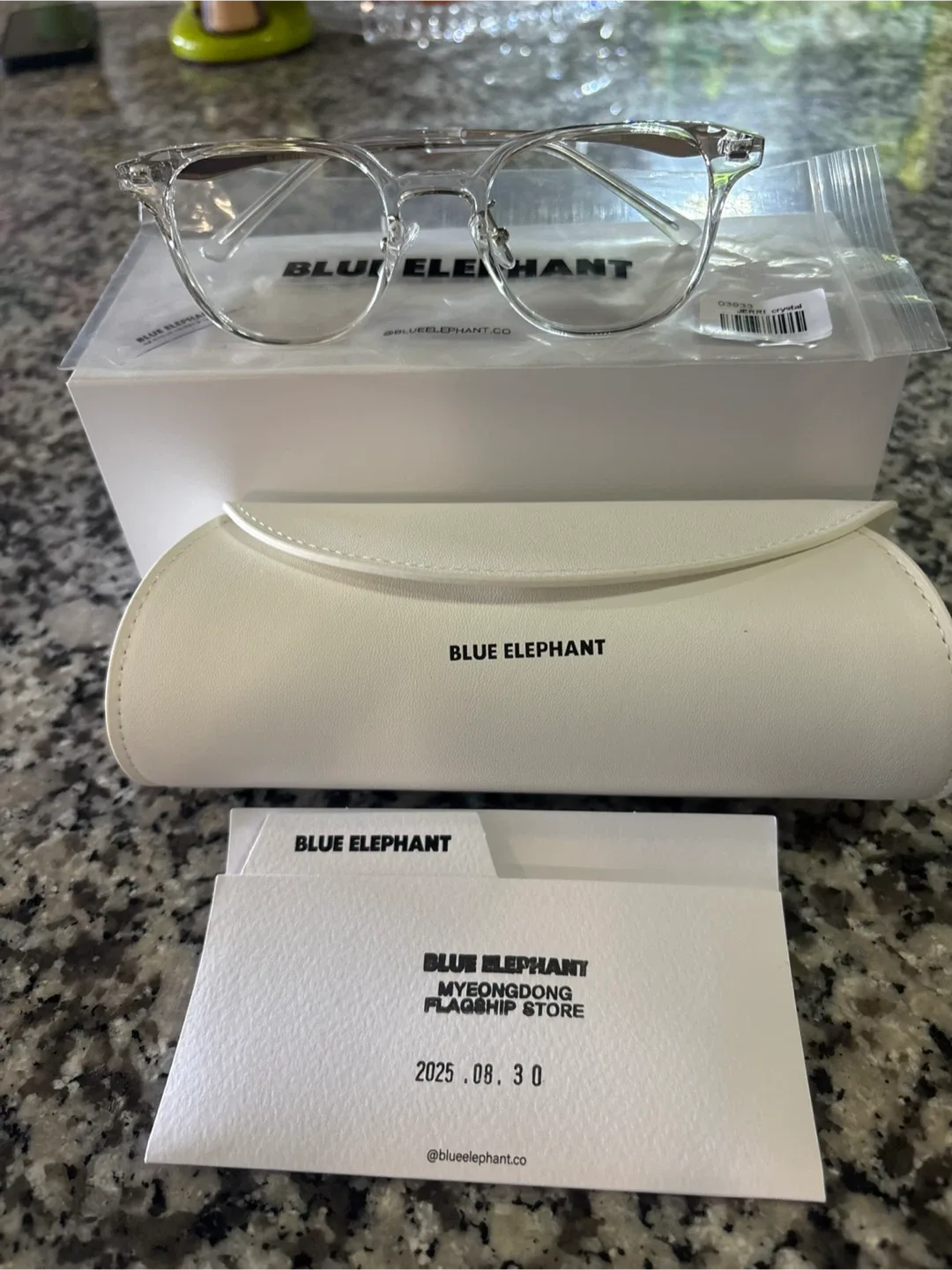 Blue Elephant Jerri Crystal Glasses