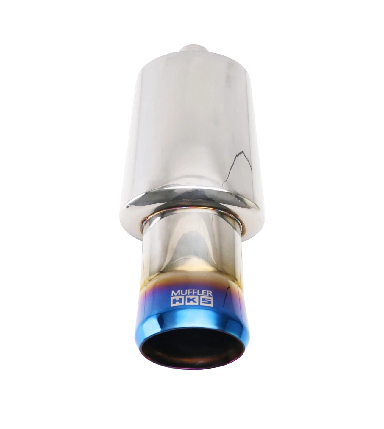 HI-POWER UNIVERSAL SINGLE OVAL EXHAUST MUFFLER - photo 2