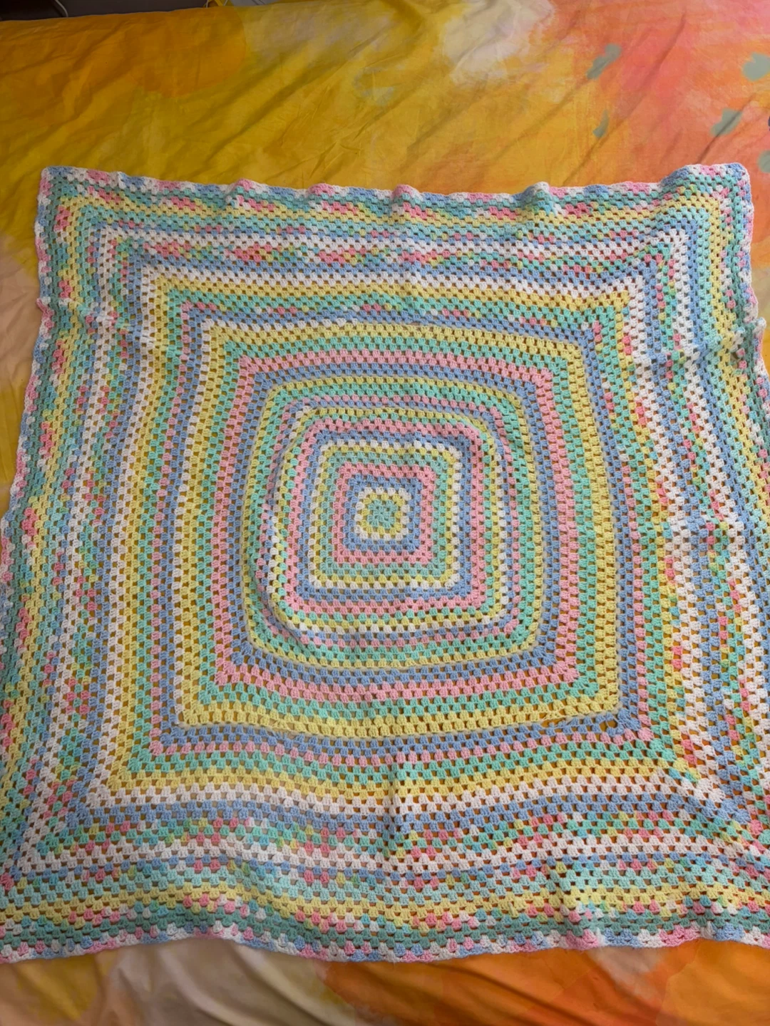 Crocheted baby blanket - photo 2