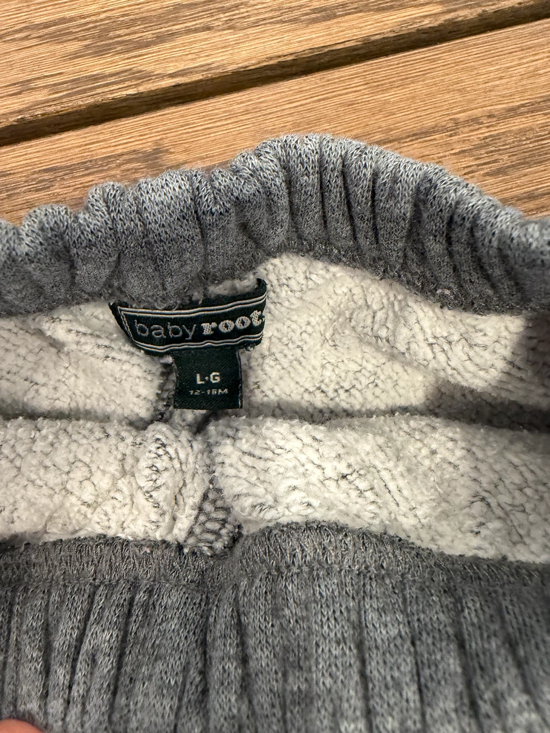 Roots Baby Grey Fleece Sweatshirt and Pants Set - photo 5