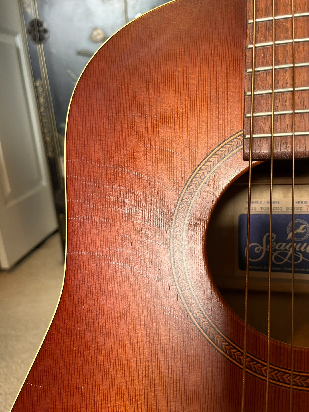 Seagull Tobacco Burst Acoustic Guitar - photo 3