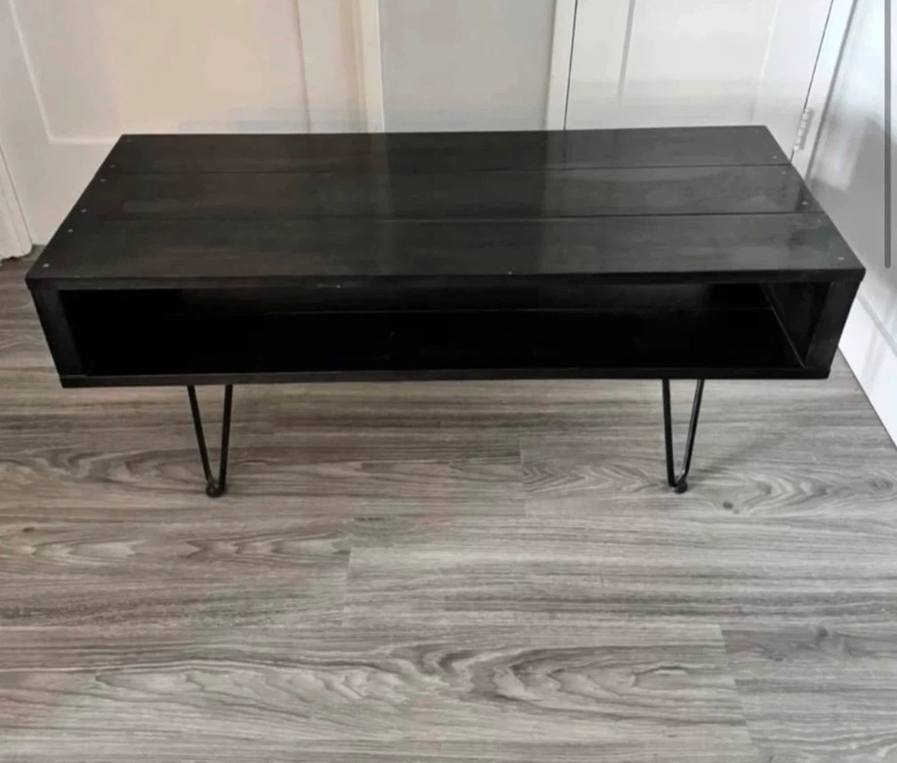 Coffee Table with Steel Hairpin Legs - photo 2