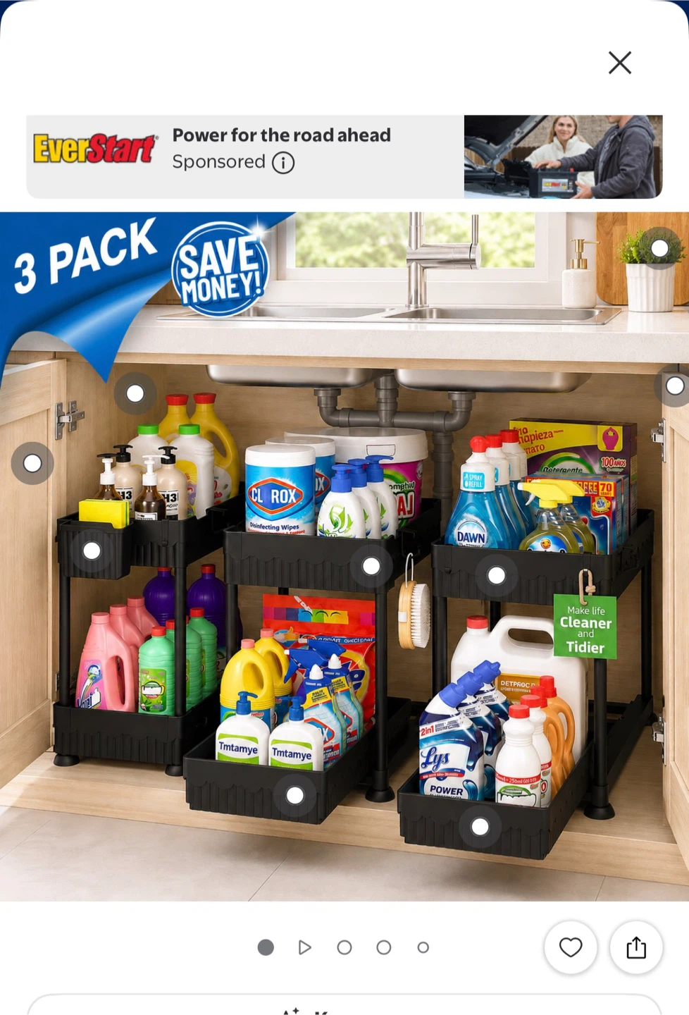 3-Tier Under-Sink Storage Organizer Set - photo 2
