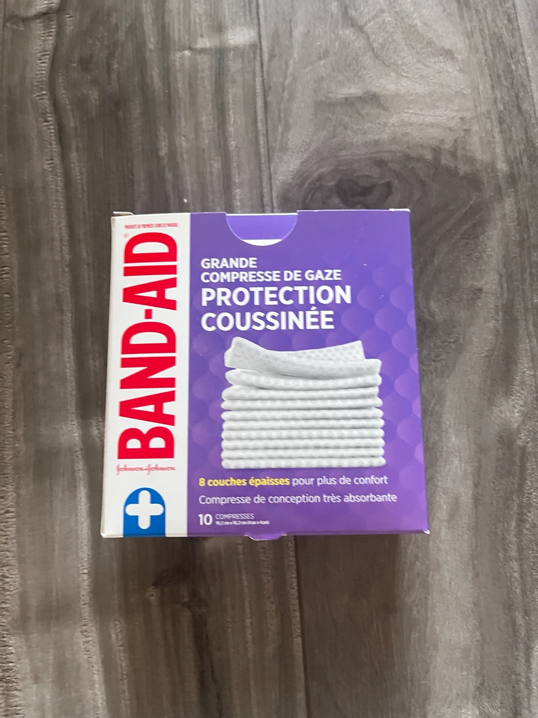 Band-Aid Gauze Pads and Cooling Sheets