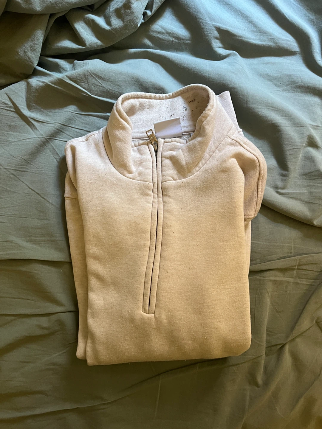 Mango Quarter-Zip Sweatshirt