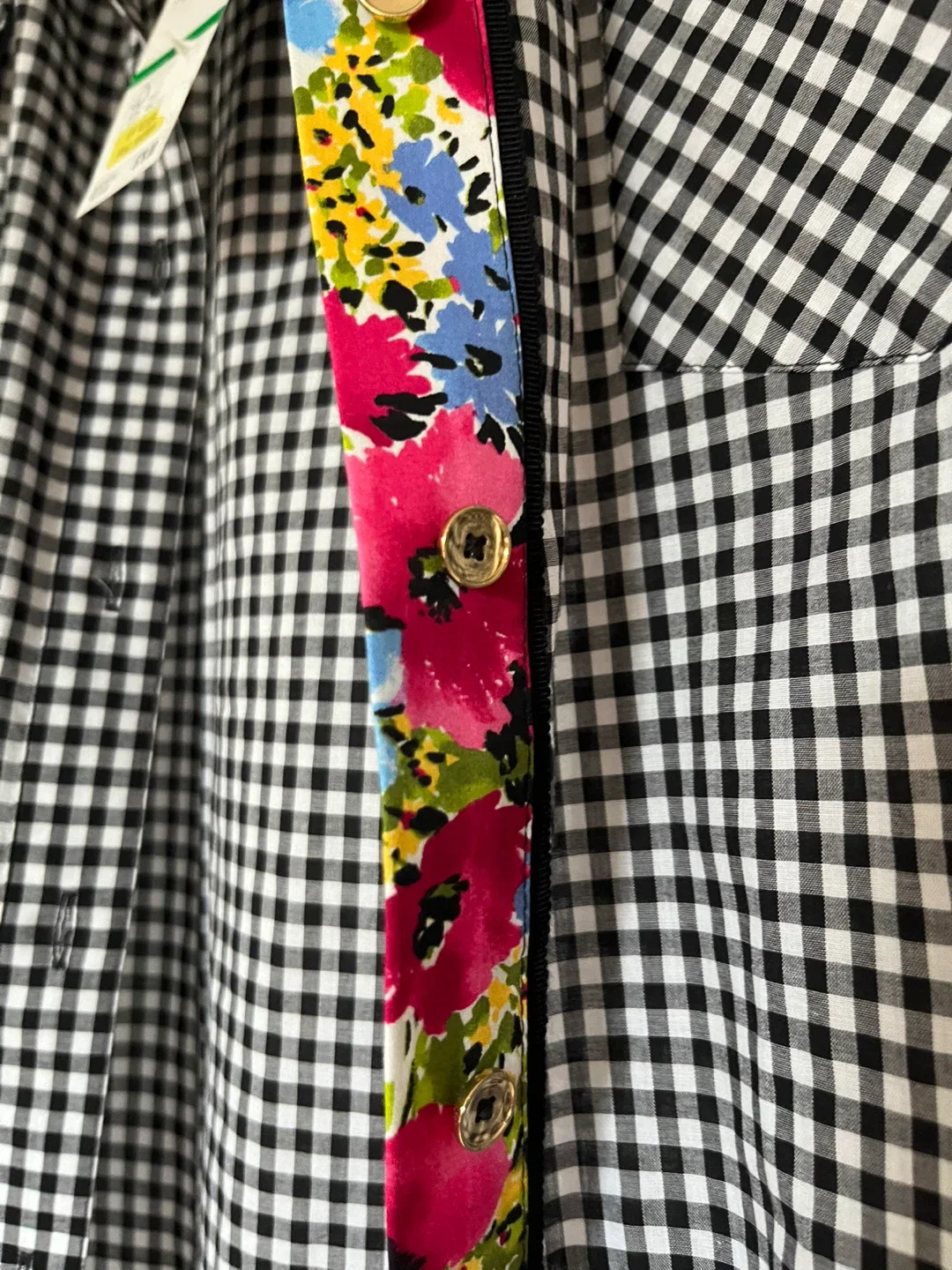 Jones New York Signature Gingham Shirt - photo 4