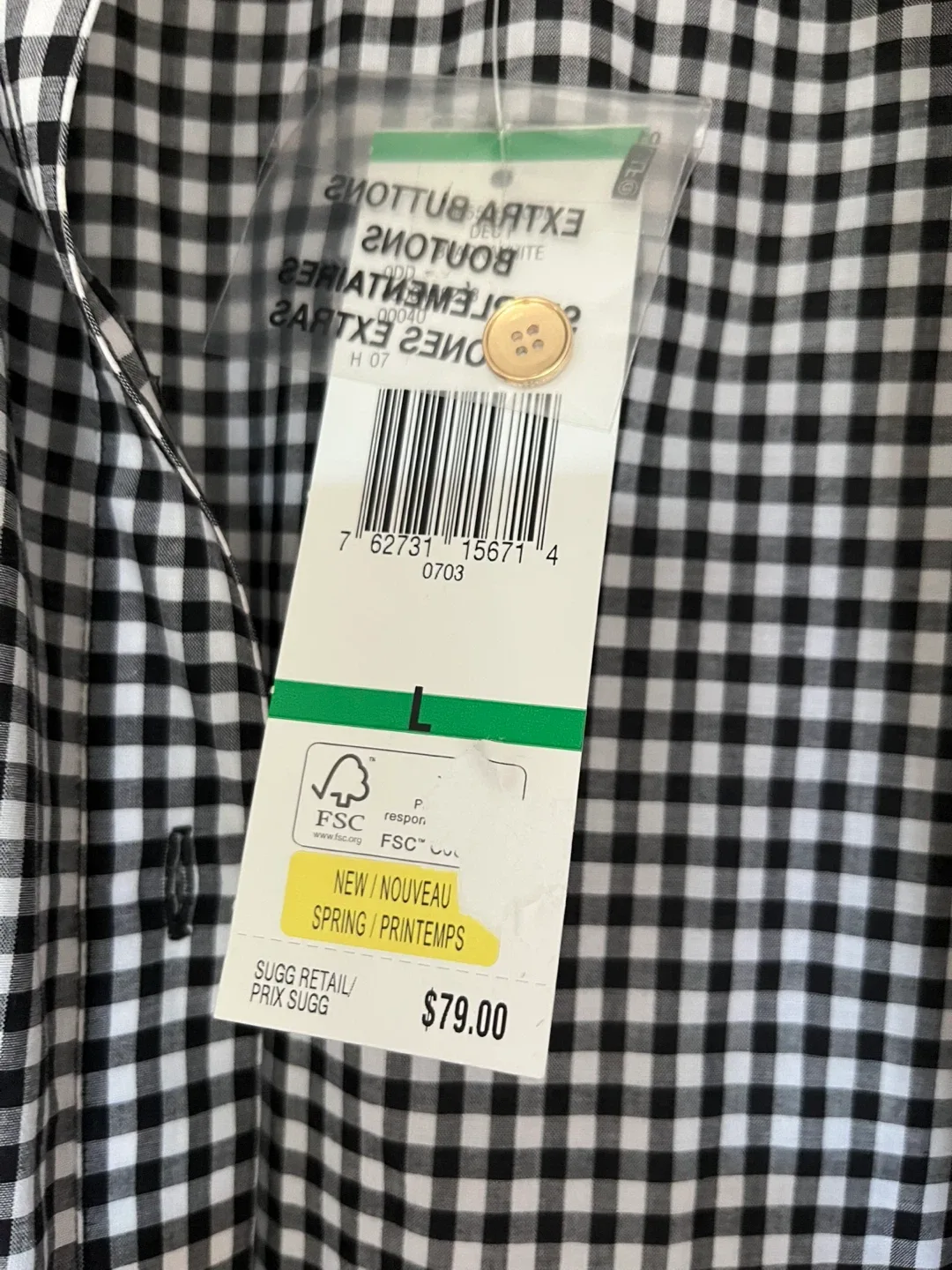 Jones New York Signature Gingham Shirt - photo 5