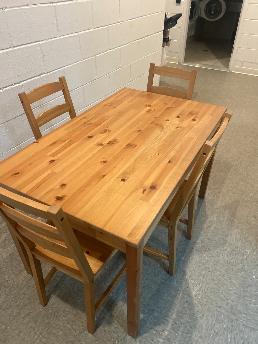 IKEA Jokkmokk Dining Table and 4 Chairs