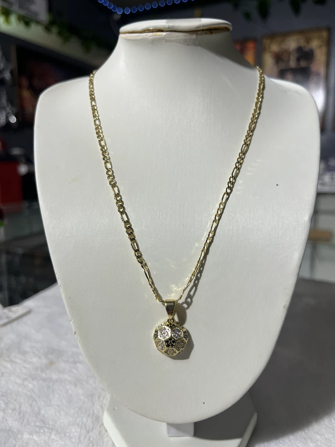Soccer Ball Pendant Necklace - photo 3