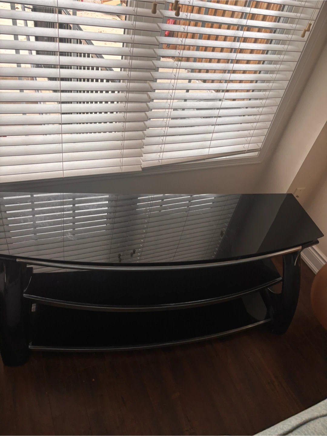 Black Glass Table