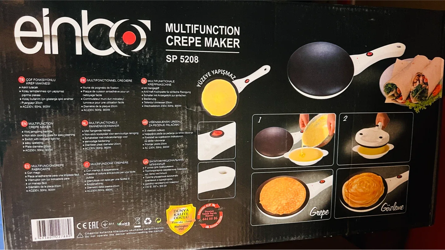 Einbo Multifunction Crepe Maker SP 5208 - photo 2