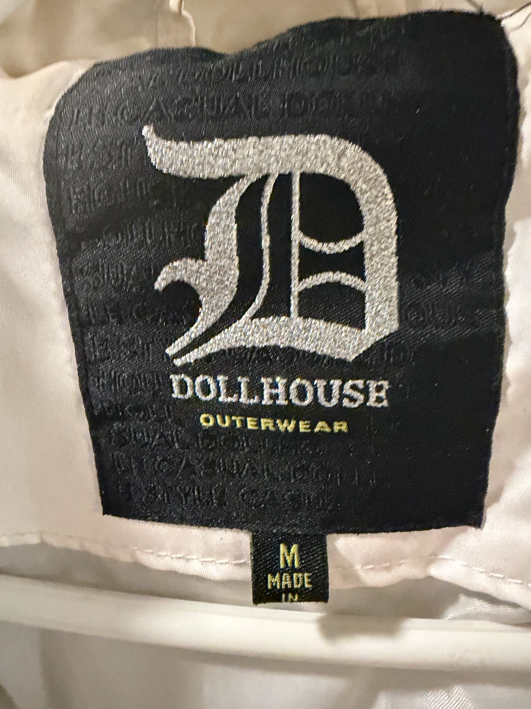 Dollhouse White Puffer Jacket - photo 2