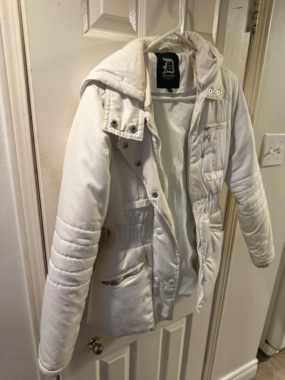 Dollhouse White Puffer Jacket - photo 3