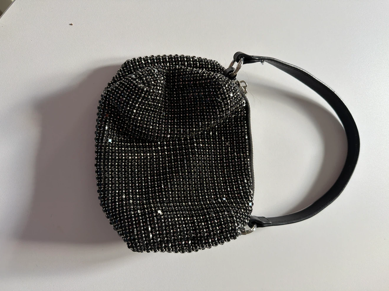 Tom & Eva black rhinestone purse