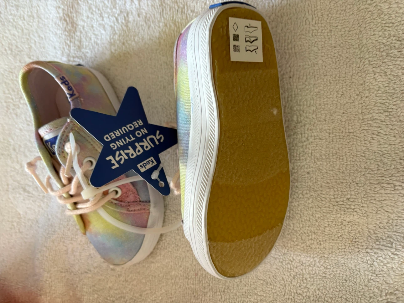 Keds Tie Dye Surprise Kids Shoes size 5 - photo 2