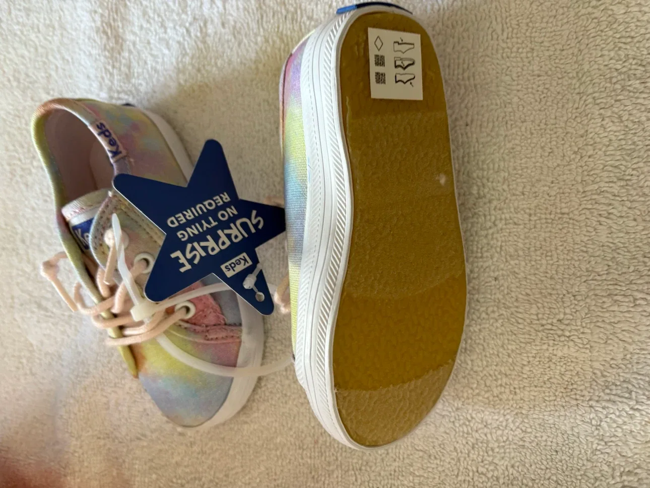 Keds Tie Dye Surprise Kids Shoes size 5 - photo 2